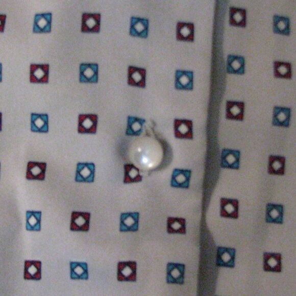 Vintage Levi Strauss Diamond Polyester Disco Shirt - Picture 4 of 7